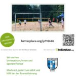 Tennis TSV Betzingen startet neues Spendenprojekt für Beach Tennis Platzbau 2023