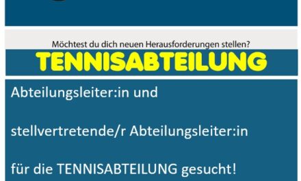 Die Tennisabteilung des TSV Betzingen e.V. steht für Zukunft und Erfolg