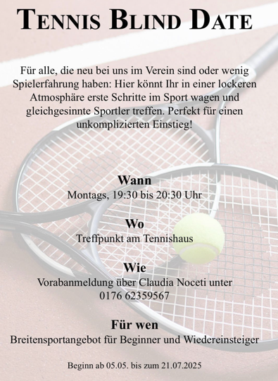 Unser Blind Date immer Montags